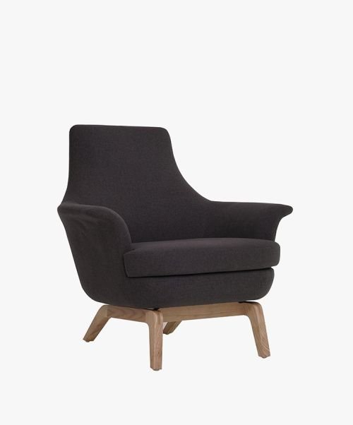 Tulip Lounge Chair with Low Back by Interscope