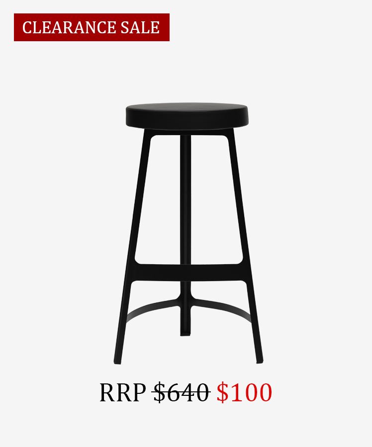 Factory Bar Stool with Upholstery